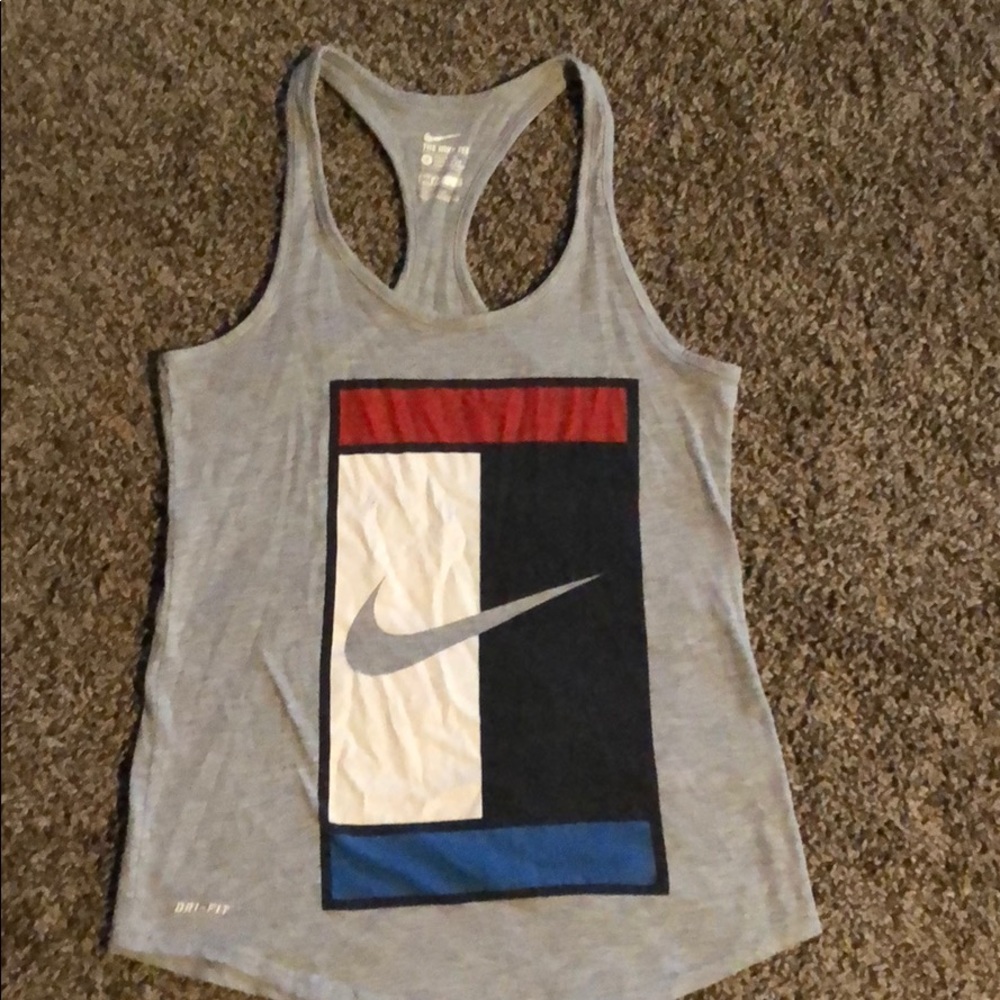 Nike racer back tank top